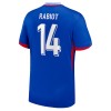 Maglia ufficiale Francia Rabiot 14 Casa Euro 2024 per Uomo